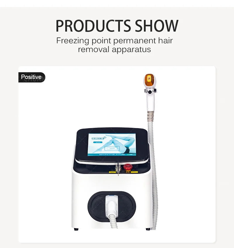 Laser Permanent Hair Remover 755nm 808nm 1064nm Diode Laser Hair Removal Machine Epilation Definitive